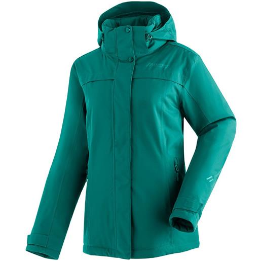 Maier Sports lisbon full zip rain jacket verde l / short donna