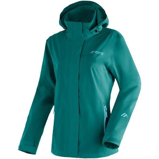 Maier Sports metor rec w full zip rain jacket verde m / regular donna