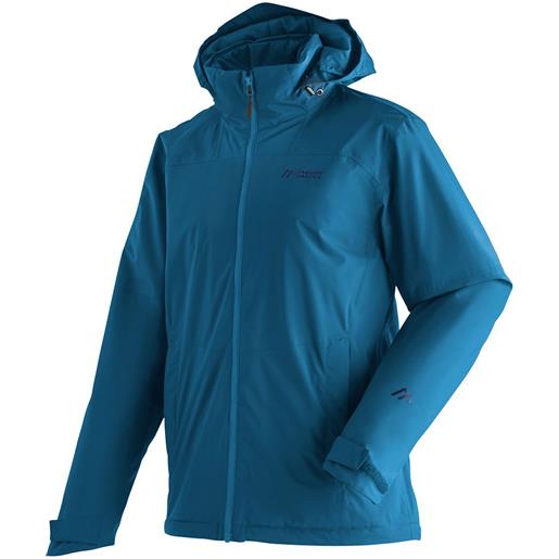 Maier Sports metor therm rec m full zip rain jacket blu m-l / short uomo