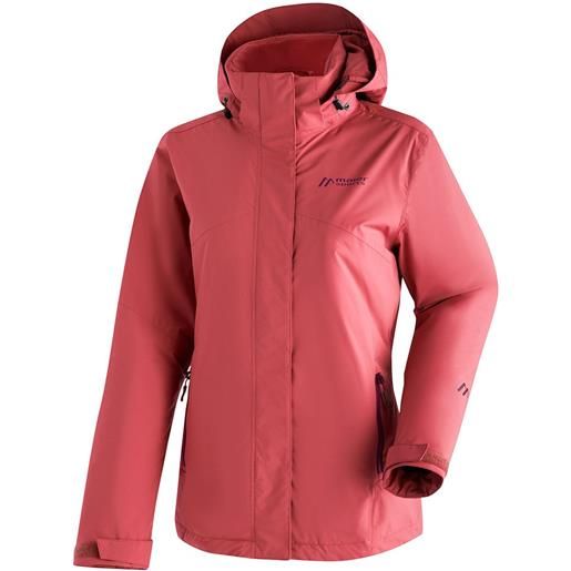 Maier Sports metor therm rec w full zip rain jacket arancione m / regular donna