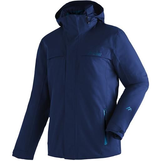 Maier Sports peyor m full zip rain jacket blu m / short uomo