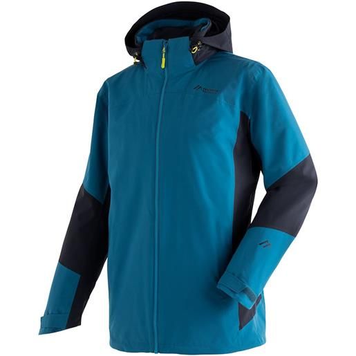 Maier Sports ribut m full zip rain jacket blu s / short uomo
