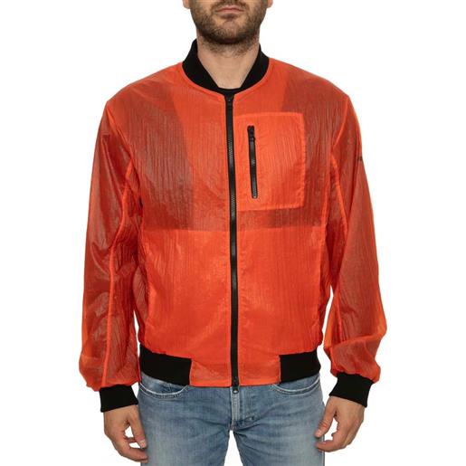 Premiata giacca apus in nylon arancione