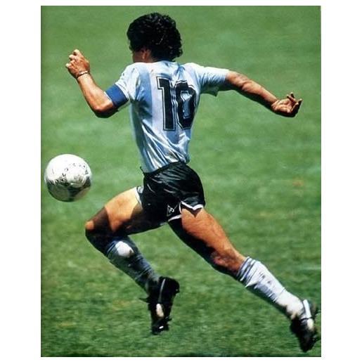 Argentina le coq sportif maglia calcio mondiali 1986 maradona 10 home argentina-vintage-10-1986