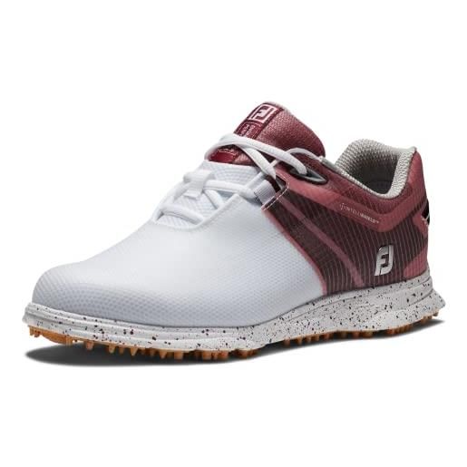 FootJoy pro|sl sport, scarpe da golf donna, bianco navy hot pink, 38.5 eu