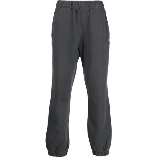 AMBUSH pantaloni sportivi con stampa - grigio