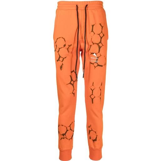 Mauna Kea pantaloni sportivi con stampa - arancione