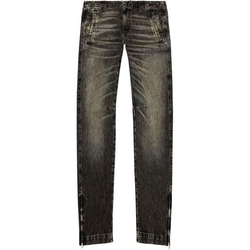 Diesel d-gene straight-leg jeans - nero