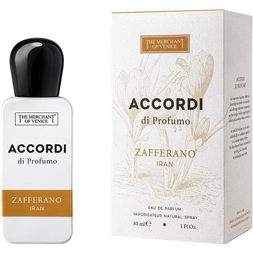 The merchant of venice accordi di profumo zafferano iran eau de parfum 30ml