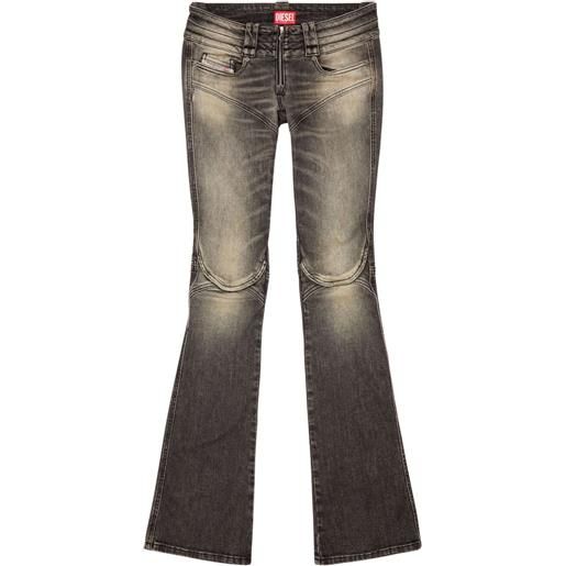 Diesel jeans svasati belthy a vita bassa - nero