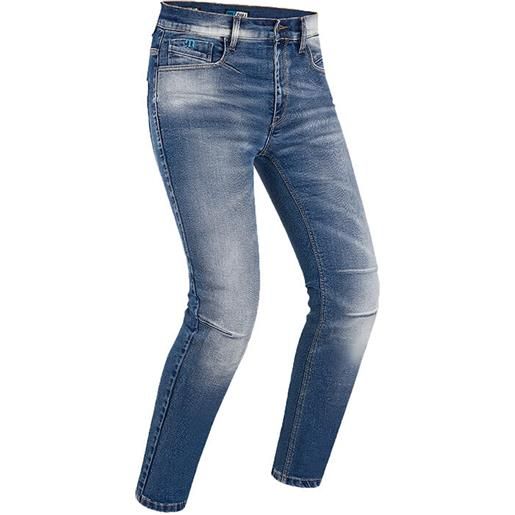 Pmj jeans pantaloni moto Pmj cruise blu (aa)