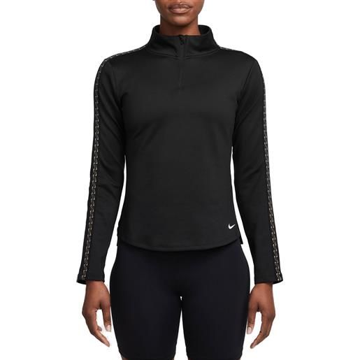 NIKE maglia manica lunga 1/2 zip therma-fit one donna