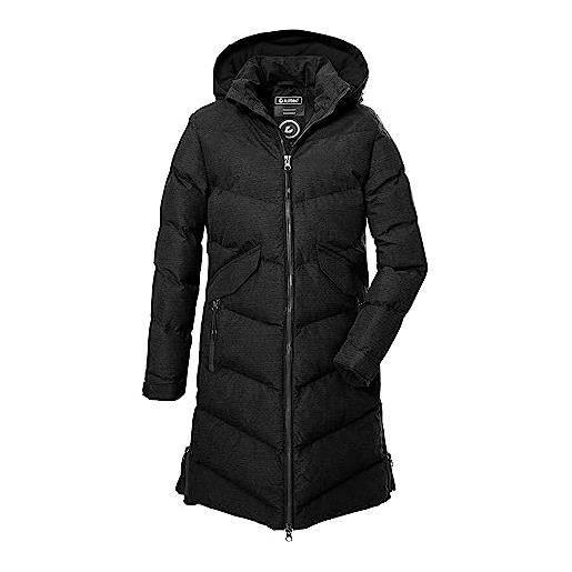 Killtec ragazze cappotto trapuntato con cappuccio/cappotto idrorepellente kow 167 grls qltd ct, dark olive, 176, 40924-000