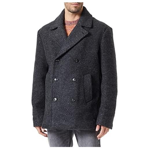 Sisley heavy jacket 2rnwsn016 giacca, melange black 508, 52 uomo