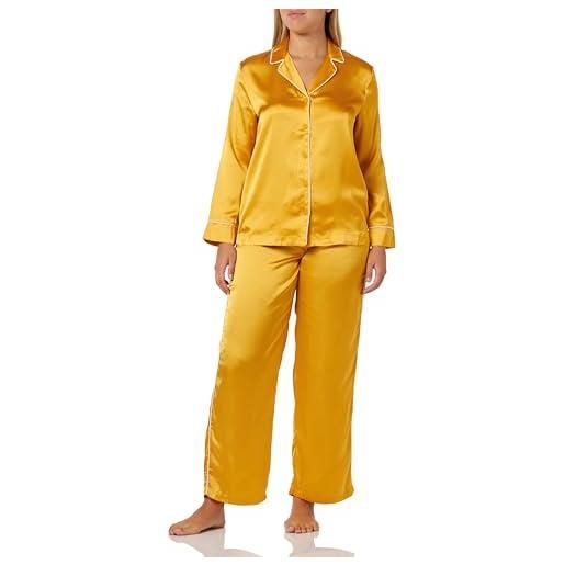 United Colors of Benetton pig(camicia+pant) 4ko13p008, set di pigiama donna, oro 0d6, m