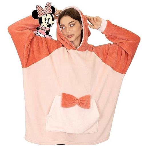 Disney felpa con cappuccio da donna oversized stitch, felpa con cappuccio, oversize, design lilo e stitch, minnie mouse, xl große größen extra tall