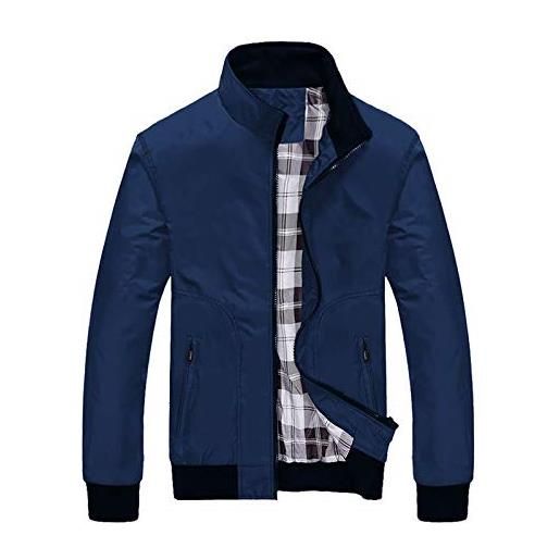 DUHGBNE in offerta ispessimento degli uomini zipper casuale autumn coat jacket color winter men's coats & jackets giacca tipo baseball