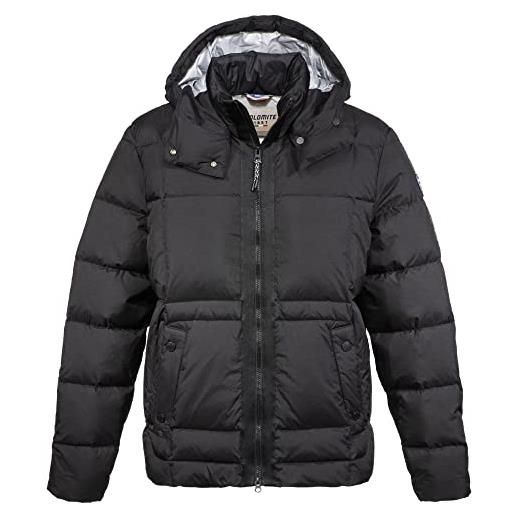 Dolomite chaqueta ms 76 fitzroy giacca, black/pearl grey, xl uomo