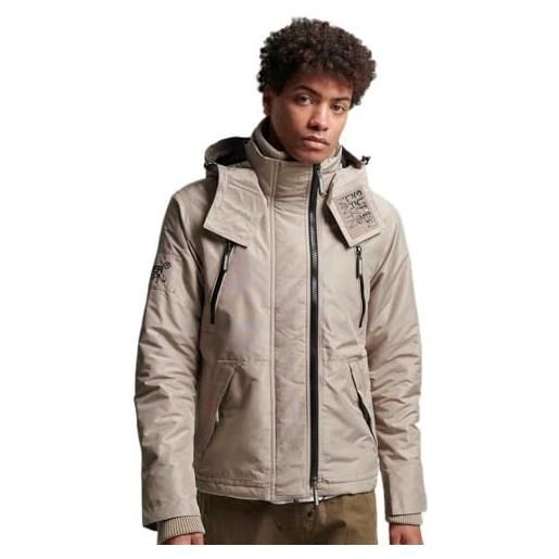 Superdry mountain windcheater giacca, winter twig beige, xxl uomo