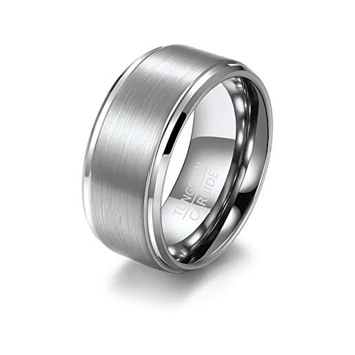 Wycian anello uomo carburo di tungsteno, anelli argento x bambine taglia 27 10 mm personalizzabili gratuita per donna fede gioielli