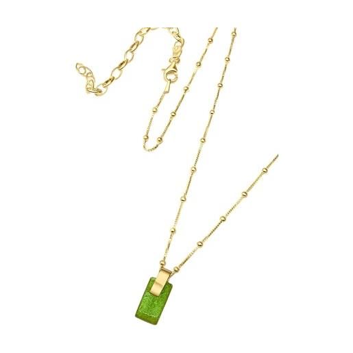 Ellen Kvam Jewelry ellen kvam. Oslo night necklace, green