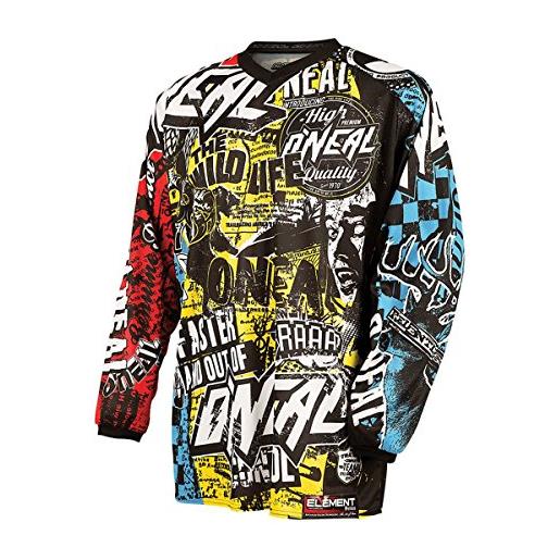 O'NEAL 0024w-902 - oneal element 2015 wild motocross jersey s multi