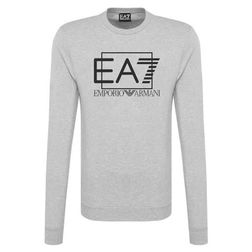 Emporio Armani felpa sweatshirt uomo ea7 3rpm60 pj05z (grigio, xl)