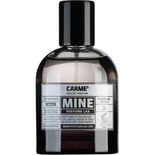 Mine perfume lab carme' eau de parfum forte 100 ml