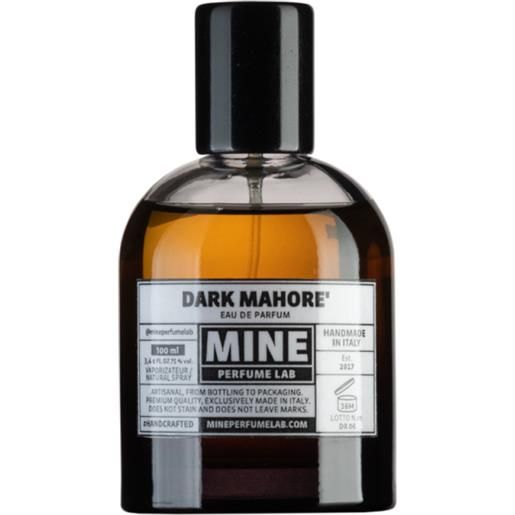 Mine perfume lab dark mahore' eau de parfum forte 100 ml