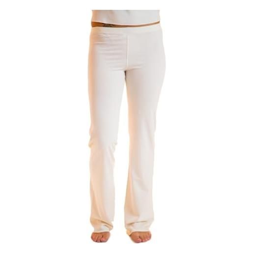 Body4Real cotone organico - pantaloni - donna off-white medium