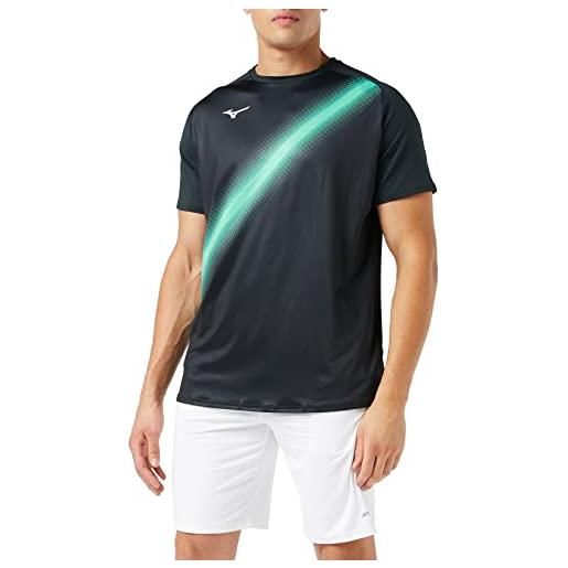 Mizuno maglietta shadow camicetta da tennis, nero, s uomo
