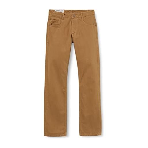 Joe Browns pantaloni jeans denim colorati standout, tabacco scuro, w34 / l32 uomo