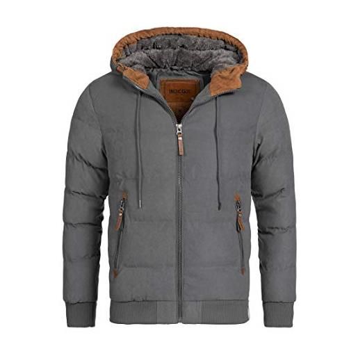 Indicode uomini adeline winter jacket | giacca invernale con cappuccio navy l