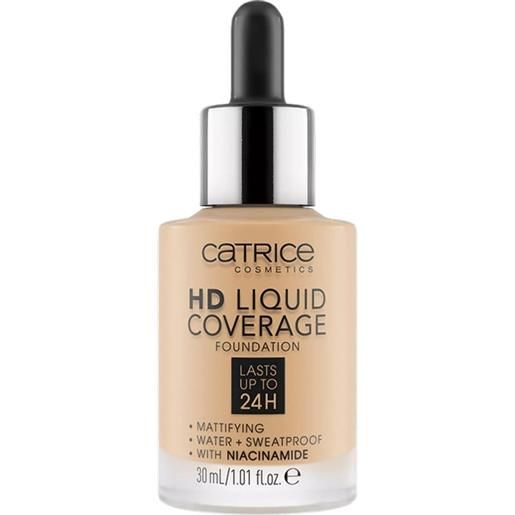 CATRICE hd liquid coverage - fondotinta liquido opacizzante n. 036 hazelnut beige