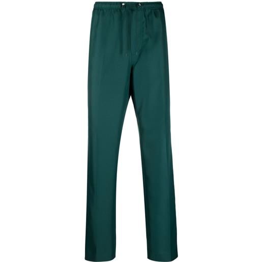 Lanvin pantaloni con banda laterale - verde