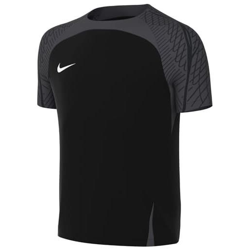 Nike unisex kids short-sleeve soccer top y nk df strk23 top ss, black/anthracite/white, dr2287-010, m