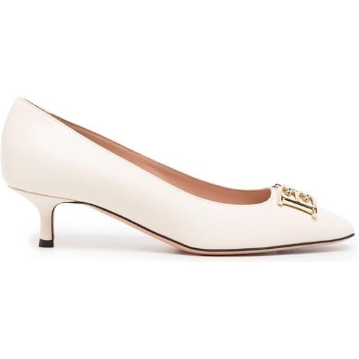 Bally pumps evanca in pelle - bianco