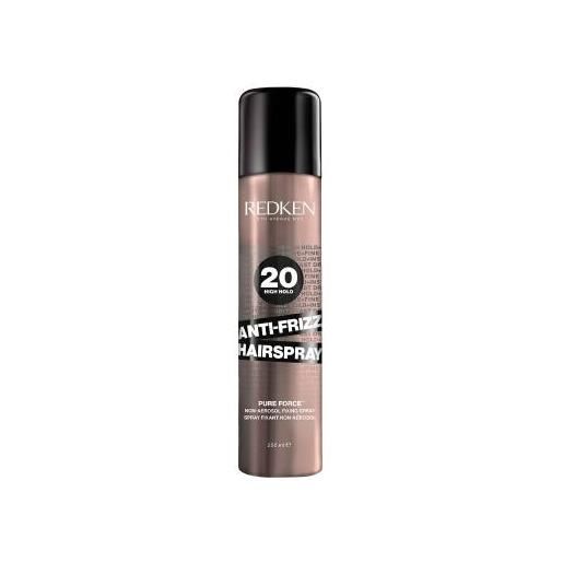 Redken pure force anti-frizz hairspray lacca per capelli 250 ml per donna
