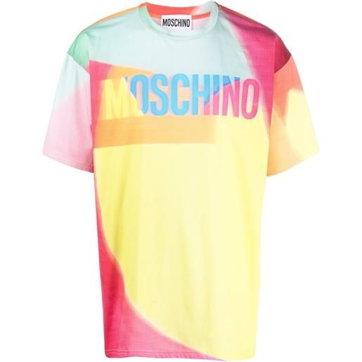 Moschino t-shirt con design color-block - giallo
