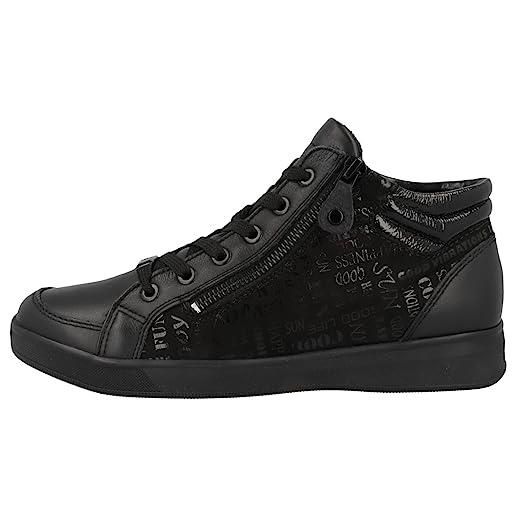 ARA roma, sneaker mid-cut donna, black 12 44499 37, 42 eu
