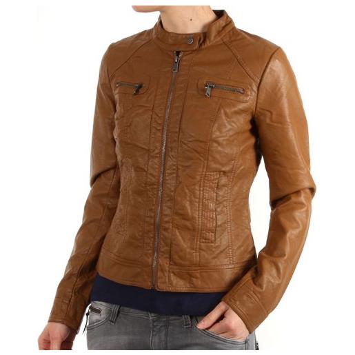 Only faux leather jacket zip pu-jacket black 44 black 3 44