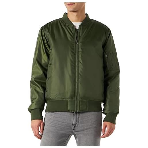 Clique bomber jacket giacca, verde (verde militare), l uomo