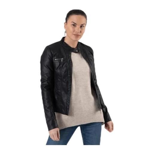 Only faux leather jacket zip pu-jacket black 34 black 3 34