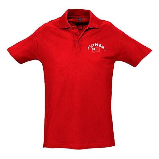 Supportershop polo unisex rugby tonga, unisex_adult