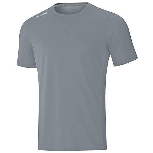 JAKO maglietta da uomo run 2.0, uomo, t-shirt, 6175, grigio pietra, m