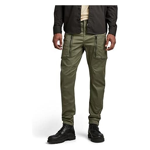 G-STAR RAW zip pocket 3d skinny cargo pants, jeans uomo, nero (dk black d21975-c105-6484), 30w / 32l