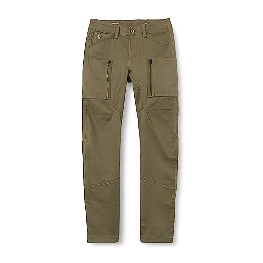 G-STAR RAW zip pocket 3d skinny cargo pants, jeans uomo, marrone (deep walnut d21975-c105-b743), 40w / 34l