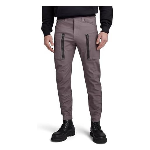 G-STAR RAW zip pocket 3d skinny cargo pants, jeans uomo, verde scuro (dark olive d21975-d504-c744), 36w / 34l