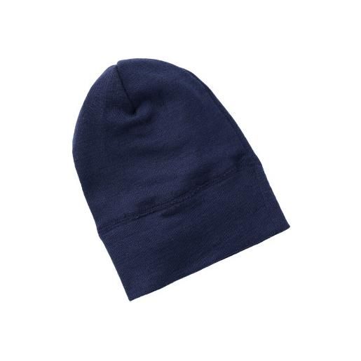 Engel cappellino in lana seta - col. Blu marine