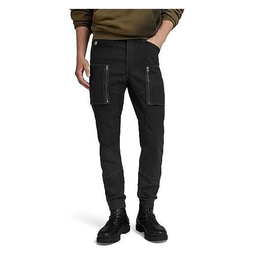 G-STAR RAW zip pocket 3d skinny cargo pants, jeans uomo, verde scuro (wild rovic d21975-c105-b111), 32w / 30l